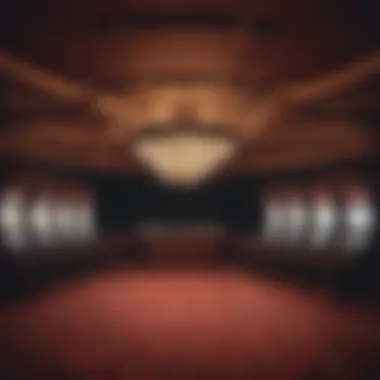 Live performance stage featuring entertainment offerings at the casino