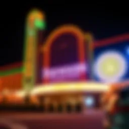 Exterior view of Foxwoods Casino showcasing its vibrant atmosphere