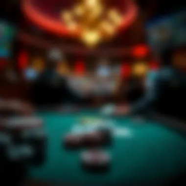 Strategic Insights in Online Poker An engaging graphic illustrating strategic moves in online poker.