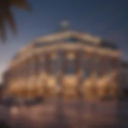 Overview of the French Lick Sports Book exterior