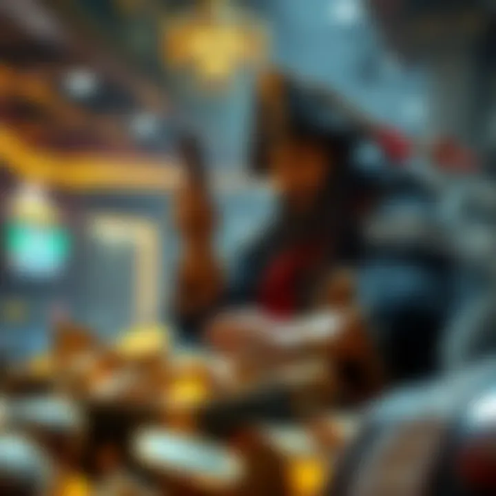 Illustration of Goldbeard character exploring treasures