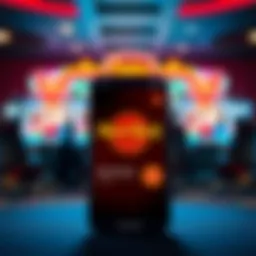 Captivating interface of the Hard Rock Casino app