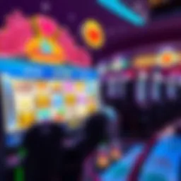 Colorful interface of Heart of Vegas slots game