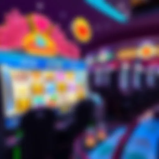 Vibrant Gameplay Interface Colorful interface of Heart of Vegas slots game