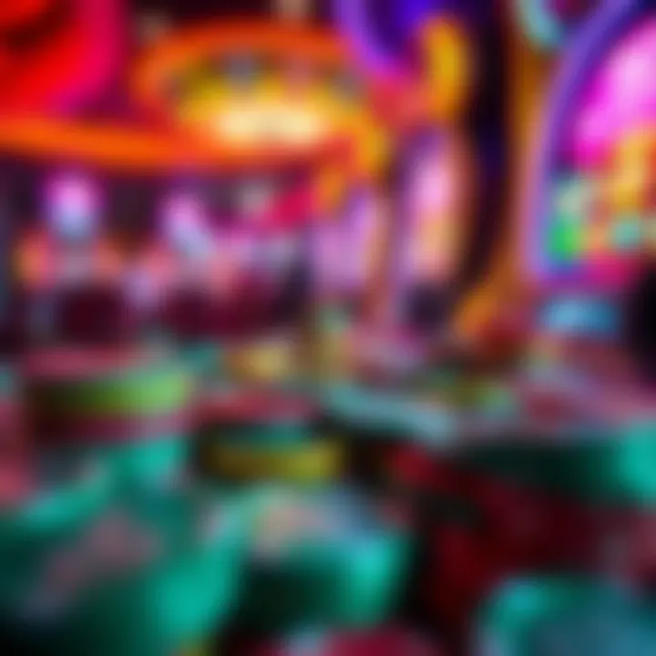 Colorful coins representing free bonuses