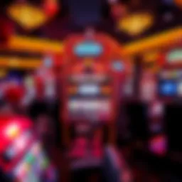 Luxurious high roller slot machine in Las Vegas