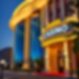 Exterior view of Lander Casino showcasing its architectural design