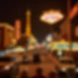 Historical view of Las Vegas in the early 20th century