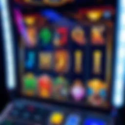 Detailed view of the Heidi slot machine interface showcasing unique symbols