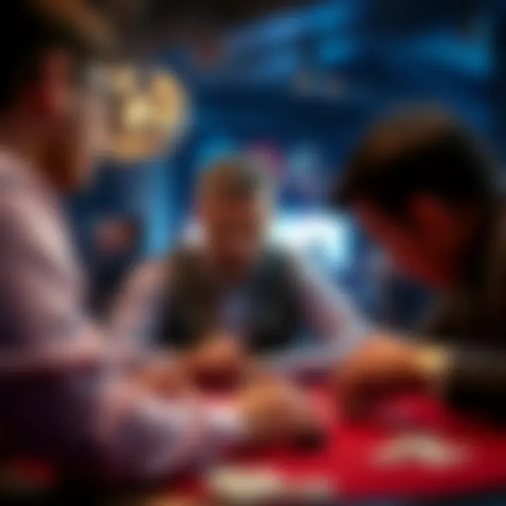 Psychological tactics in poker session