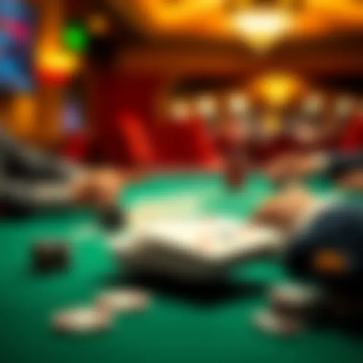 Visual of mathematical concepts in poker