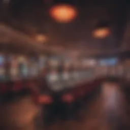 Interior view of Naskila Gaming showcasing vibrant gaming machines