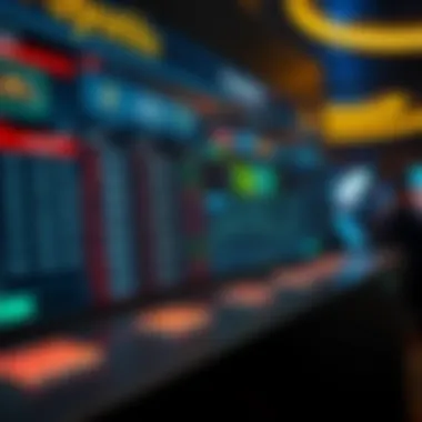 An engaging digital interface showcasing various betting options and statistics, highlighting technology's role in gaming.