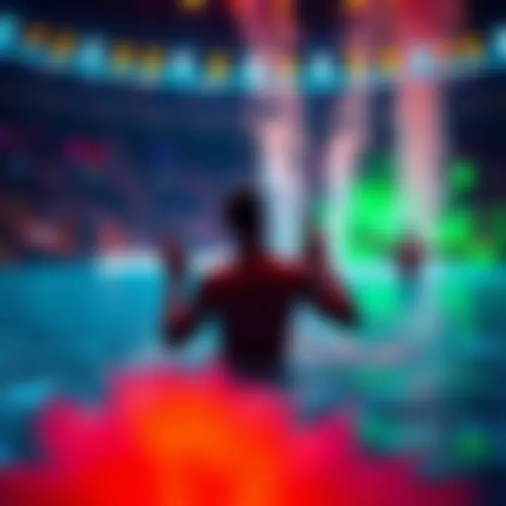 A stunning scene from the Le Rêve show featuring the aquatic performance