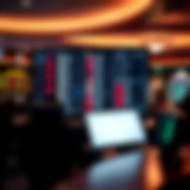 Diverse Betting Options Available A variety of betting options displayed on a screen