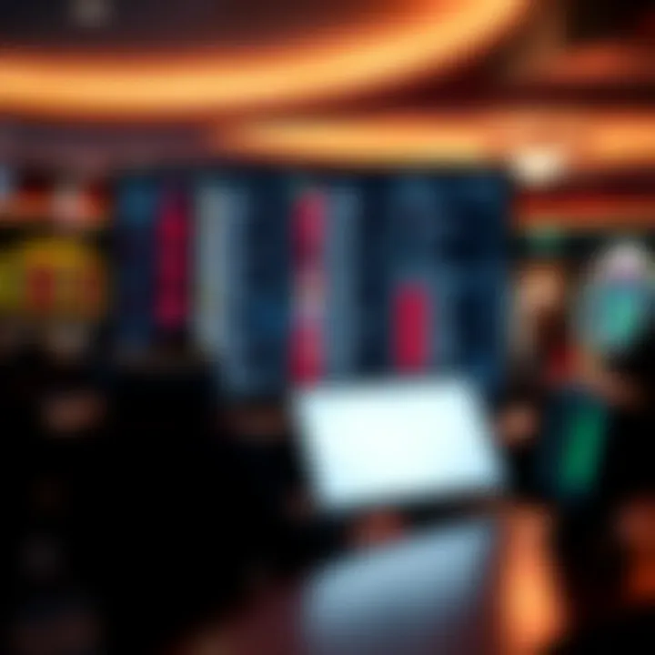 Diverse Betting Options Available A variety of betting options displayed on a screen