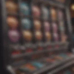 Illustration of a modern penny slot machine showcasing its vibrant design