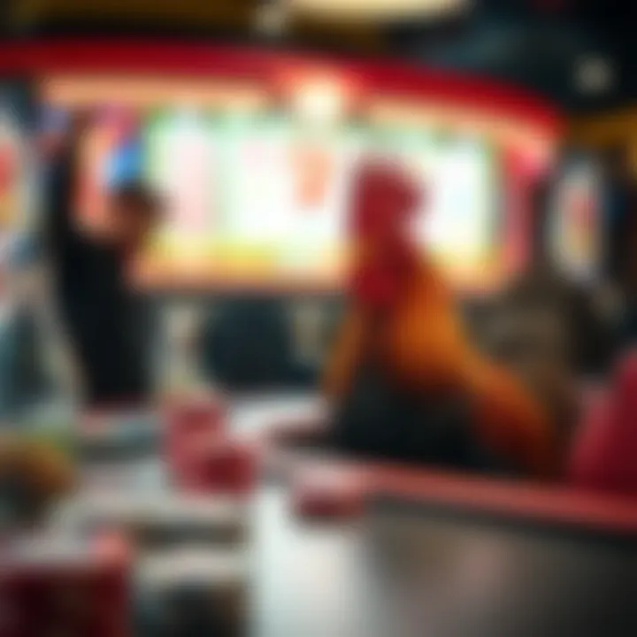 Overview of the online gaming environment featuring Red Rooster