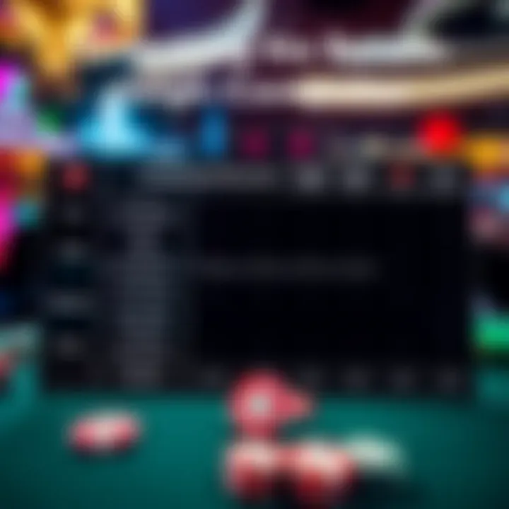 Comparison chart of various poker platforms