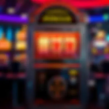 A classic slot machine showcasing vintage design