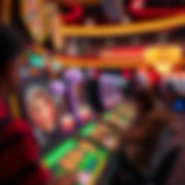 A vibrant interface illustrating user engagement in gaming environments.