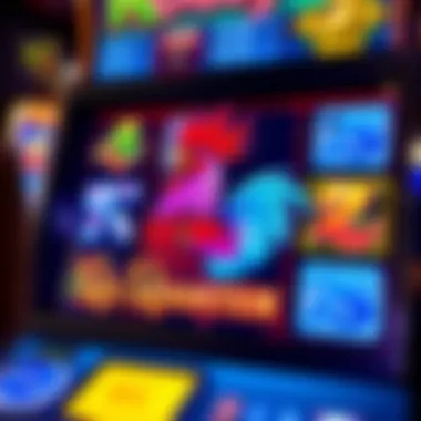 Vibrant graphics of the Red Rooster slot machine interface