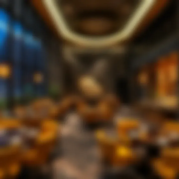 Interior design showcasing modern luxury with eco-friendly elements