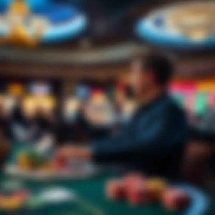 Dynamic interface of a rival powered casino showcasing user engagement