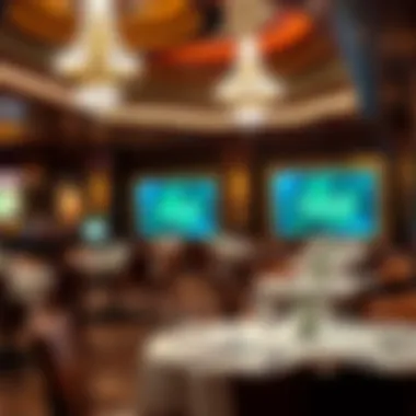 Stylish dining area within the resort featuring gourmet cuisine