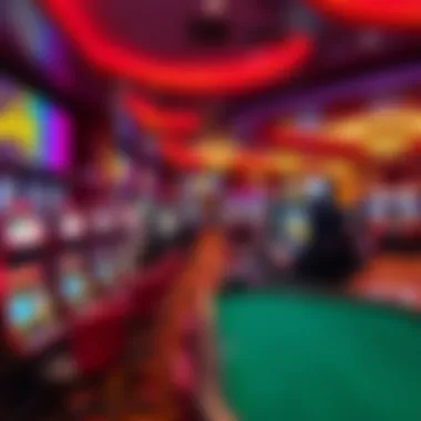 Interior gaming floor filled with diverse gaming machines and tables