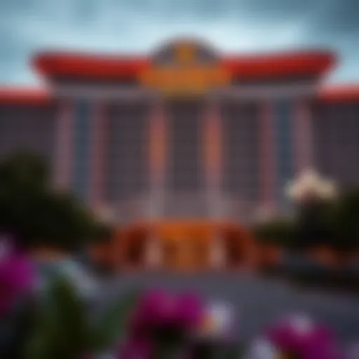 Sands Casino Resort: Architectural Elegance Exterior view of Sands Casino Resort showcasing its architectural elegance