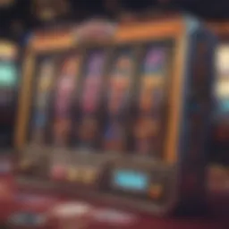 A vibrant Facebook slots game interface showcasing colorful graphics and engaging elements.