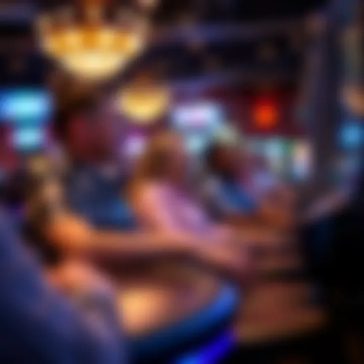 Enthusiastic players enjoying gaming promotions at Soaring Eagle Casino