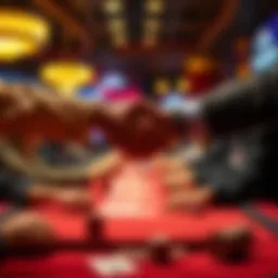 A symbolic handshake representing brand partnerships