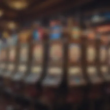 Different types of slot machines available in a casino
