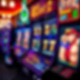 A vibrant Street Fighter 2 slot machine with characters