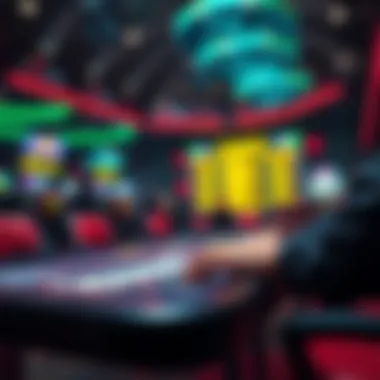 A visual representation of technological advancements in online gambling