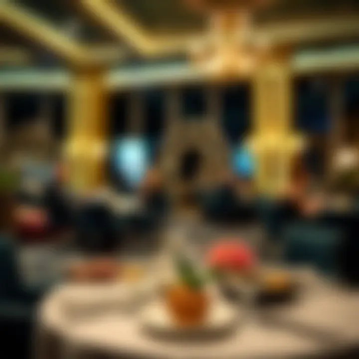 Elegant dining setup at The Cromwell