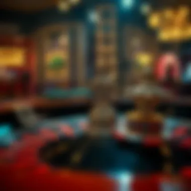 An elegant roulette wheel showcasing the thrill of high-stakes gaming