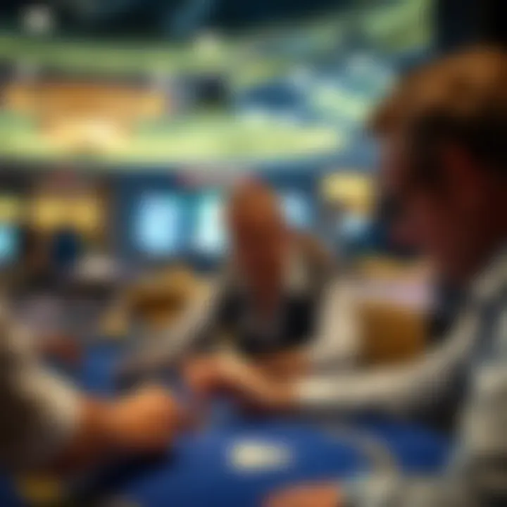 A sophisticated player contemplating strategies at a gaming table