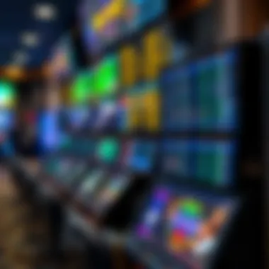 A display of various sports betting options available at the sportsbook