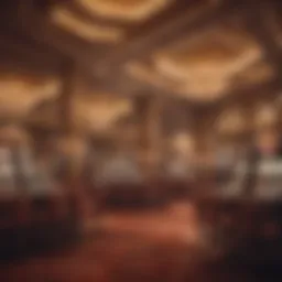 Elegant architecture of a renowned casino