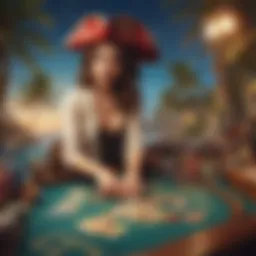 Captivating interface of Treasure Island Slot showcasing vibrant graphics