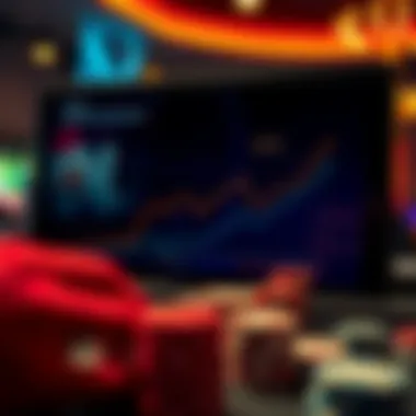 A dynamic chart illustrating the trends and growth of online poker tournaments in the USA.