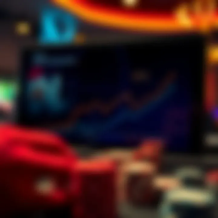 A dynamic chart illustrating the trends and growth of online poker tournaments in the USA.