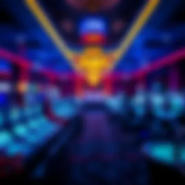 Inside view of Turning Point Casino featuring gaming tables