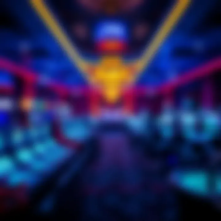 Inside view of Turning Point Casino featuring gaming tables