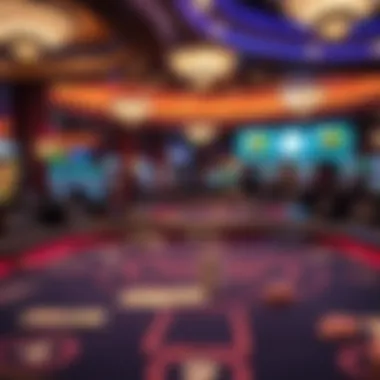 Blackjack table at Mohegan Sun