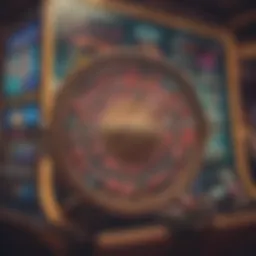 An assortment of casino bonus codes displayed on a digital screen