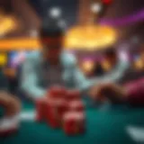 Illustration of GTO poker strategy concepts